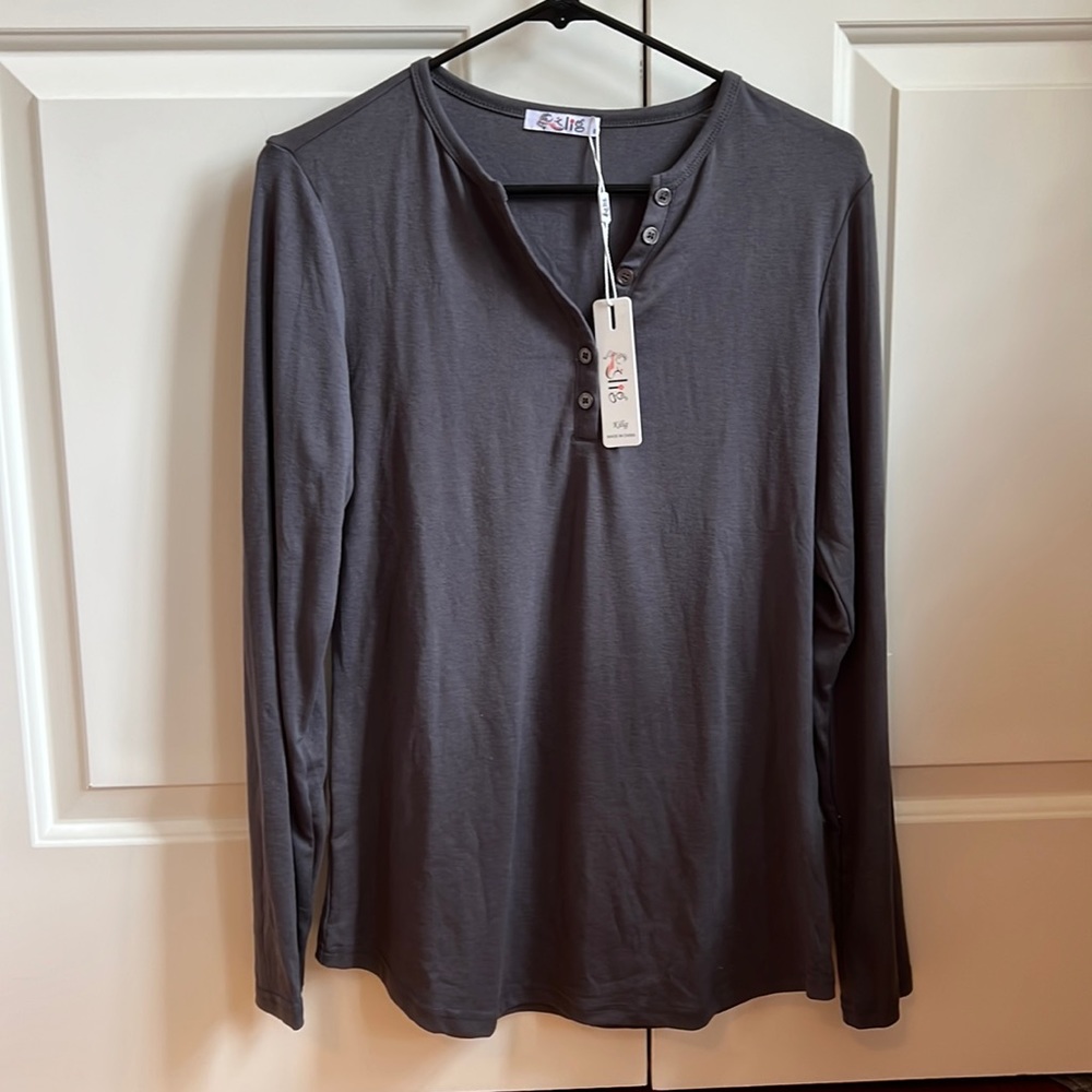 NEW Grey/Blue Shirt